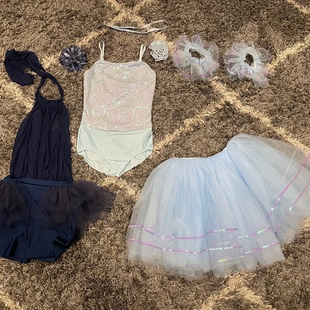 Lets Get Together 3 pc Dance Costume Size Adult Medium Jazz Tap Ballet Lyrical